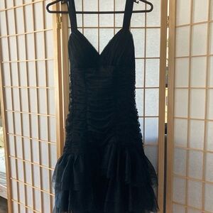 Vintage Black Halter Dress